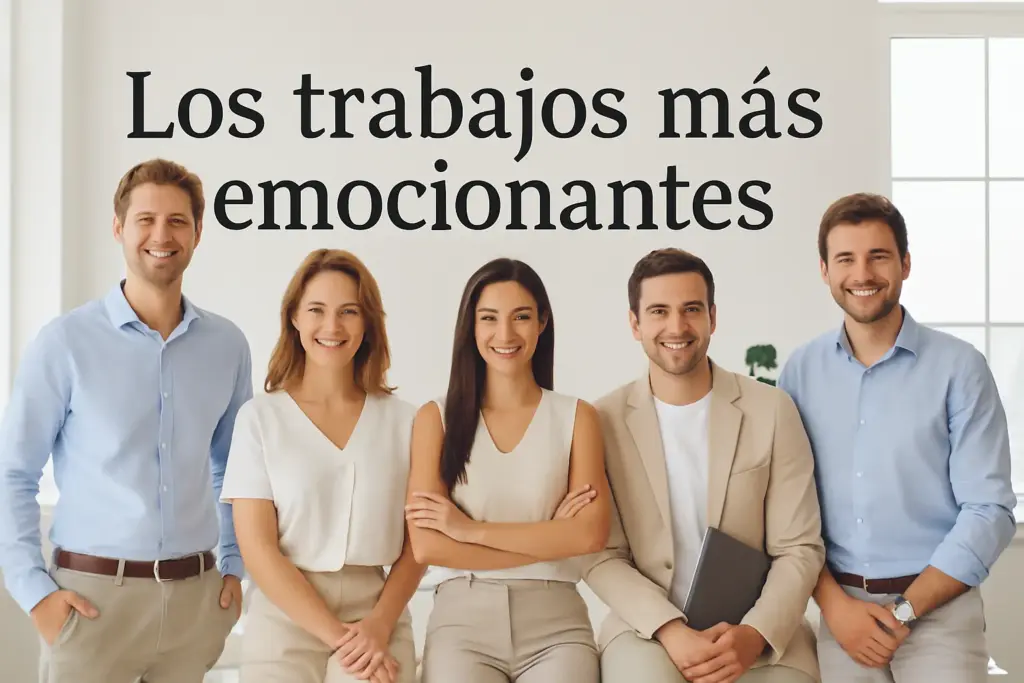 Los trabajos más emocionantes.